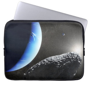 Housse Pour Ordinateur Portable Un Hippocamp de la minuscule lune de Neptune.