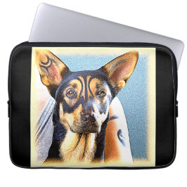 Housse Pour Ordinateur Portable "Un mignon chien" jolie photo. Commandez dès maint