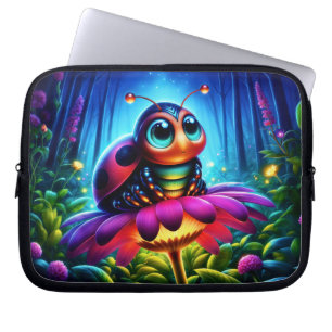 Housse Pour Ordinateur Portable Un néon à imaginaire lunaire nature onirique
