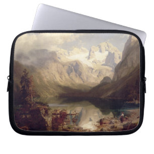 Housse Pour Ordinateur Portable Un paysage alpin étendu de lac, 1862 (huile sur c