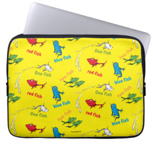 Housse Pour Ordinateur Portable Un Poisson Deux Poissons Motif Jaune