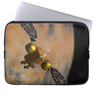 Housse Pour Ordinateur Portable Un vaisseau Spacecraft Orbitant Mars.