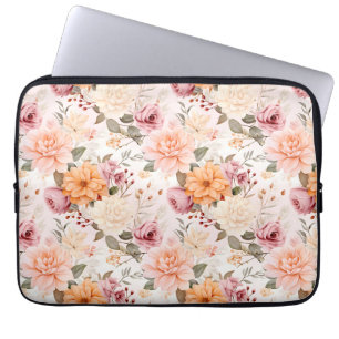 Housse Pour Ordinateur Portable Une conception de série florale d'automne 2