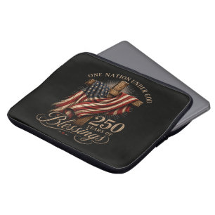 Housse Pour Ordinateur Portable Une nation sous Dieu 250 ans