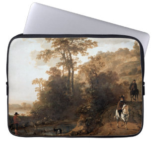 Housse Pour Ordinateur Portable Une promenade en soirée près d'une rivière Aelbert