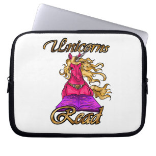 Housse Pour Ordinateur Portable Unicornes Lire Livre Sleeve