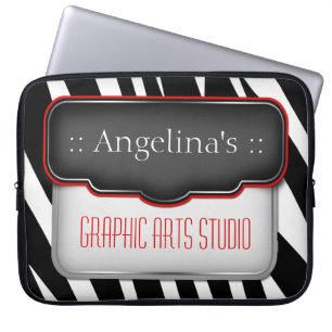 Housse Pour Ordinateur Portable Unique "Puffy" Design Red Custom Portable Sleeve