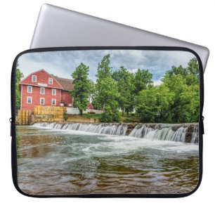 Housse Pour Ordinateur Portable Usine d'aigle de guerre et cascade