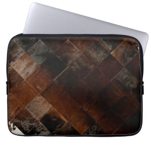 Housse Pour Ordinateur Portable Vachette Brown rustique