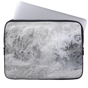 Housse Pour Ordinateur Portable Vague orageuse s'écrasant