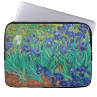 Van Gogh Irises. Impressionnisme vintage floral bl