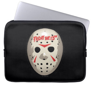 Housse Pour Ordinateur Portable Vendredi 13 Graphique de masque de hockey