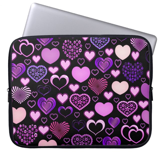 Housse Pour Ordinateur Portable Véritable Manche Ordinateur Portable Amour (Devant)