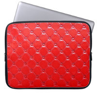 Véritable rembourrage en cuir rouge.