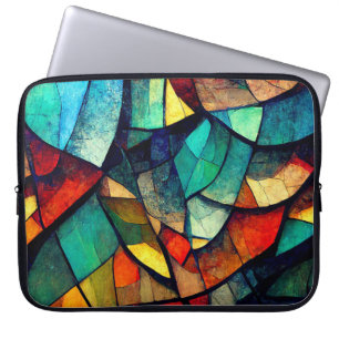 Housse Pour Ordinateur Portable Verre coloré en verre coloré Abstraction