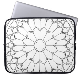 Housse Pour Ordinateur Portable Verre de couleur rose