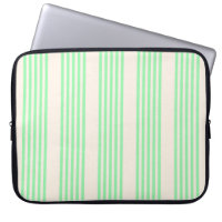 Vert et beige cinq rayures motif