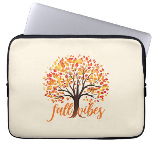 Housse Pour Ordinateur Portable Vibes d'automne - Cosy Fall Tree