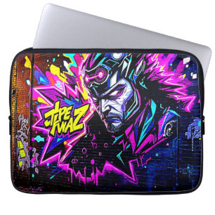 Housse Pour Ordinateur Portable Vibrant Street Art