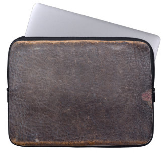 Housse Pour Ordinateur Portable Vieille couverture en cuir de bible