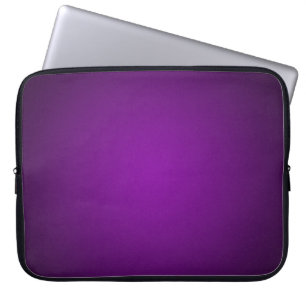 Housse Pour Ordinateur Portable Vignette Grainée Violet-Noir Tendance