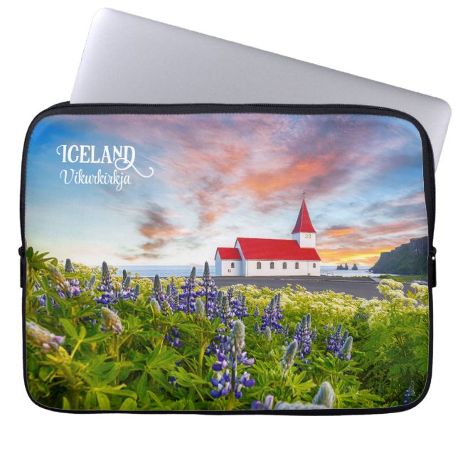 Housse Pour Ordinateur Portable Vikurkirkja, Islande (Devant)