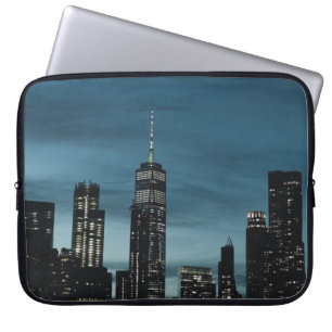HOUSSE POUR ORDINATEUR PORTABLE VILLE D'URBAN PENDANT LA NUIT