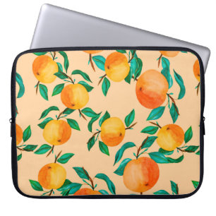 Housse Pour Ordinateur Portable Vintage aquarelle illustration mélange d'arrière -