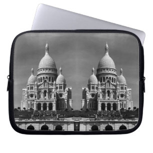Housse Pour Ordinateur Portable Vintage France Paris Sacre Coeur Basilica