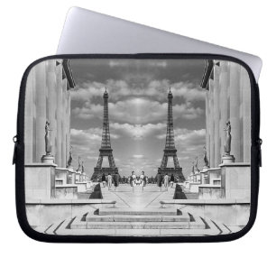 Housse Pour Ordinateur Portable Vintage France Paris Tour Eiffel Palais Chaillot