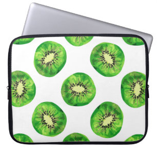 Housse Pour Ordinateur Portable vintage motif sans couture kiwi main d'illustratio