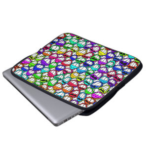 Housse Pour Ordinateur Portable Visages souriants cool