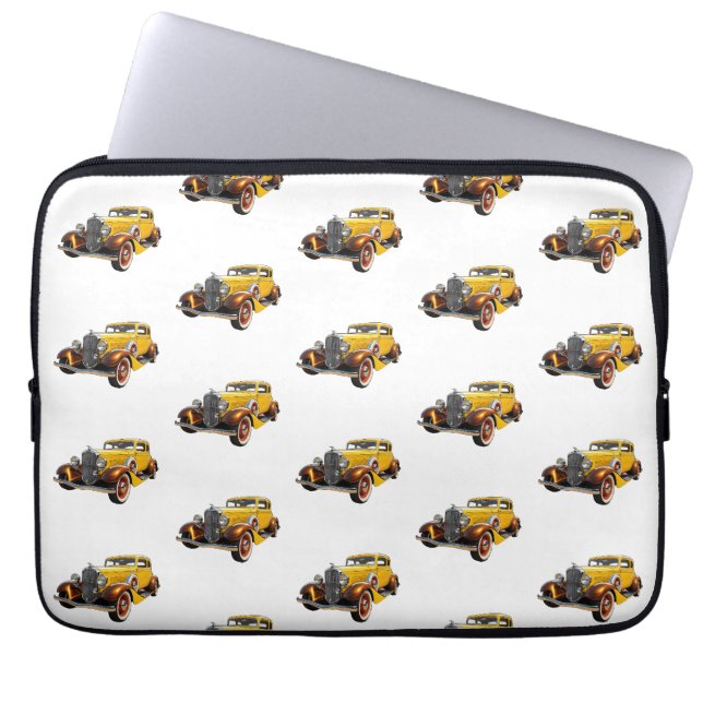 Housse Pour Ordinateur Portable Voiture Classique Cool Moderne (Devant)