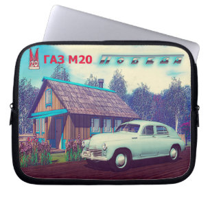 Housse Pour Ordinateur Portable Voiture Russe Et Dacha