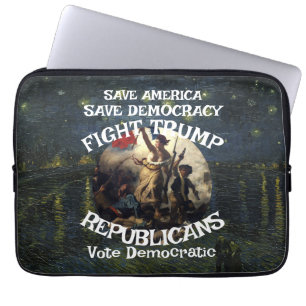 Housse Pour Ordinateur Portable Vote politique FW FV HG Trump Parti républicain