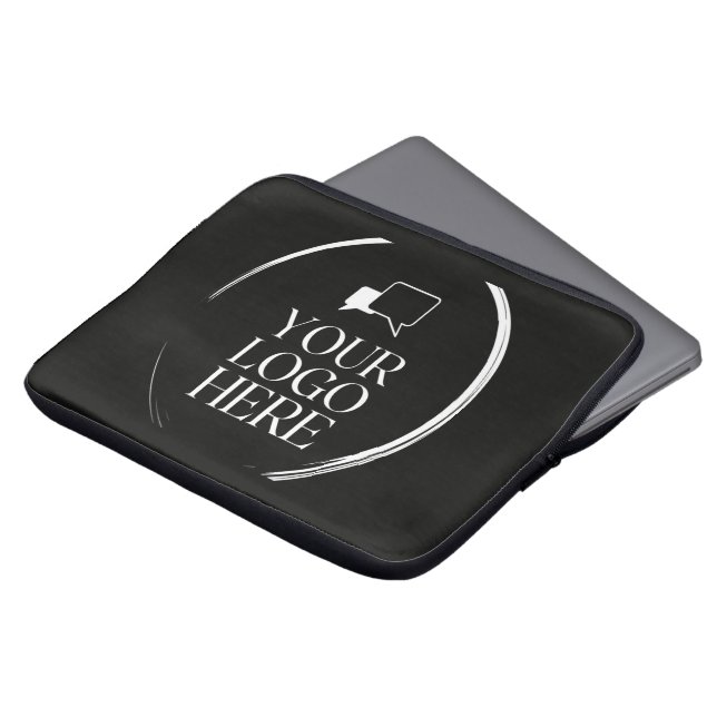 Housse Pour Ordinateur Portable Votre logo ici Moderne (Devant haut)