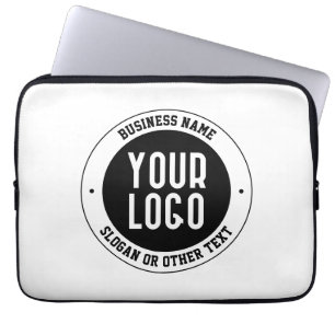 Housse Pour Ordinateur Portable Votre logo ou votre conception d'entreprise Text