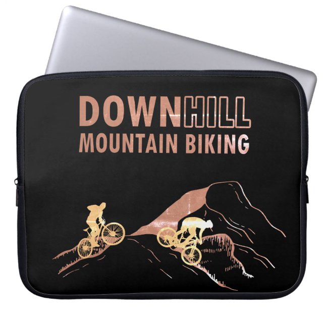 Housse Pour Ordinateur Portable VTT Downhill (Devant)