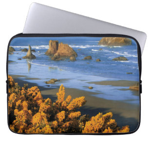 Housse Pour Ordinateur Portable Vue de la plage de l'Oregon à Bandon