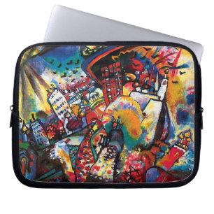 Housse Pour Ordinateur Portable Wassily Kandinsky - Paysage urbain de Moscou Art a