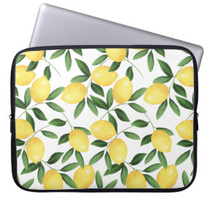 HOUSSE POUR ORDINATEUR PORTABLE WATERCOLOR LEMONS