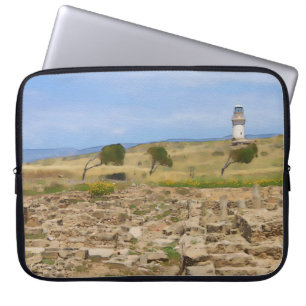 Housse Pour Ordinateur Portable Watercolor lighthouse
