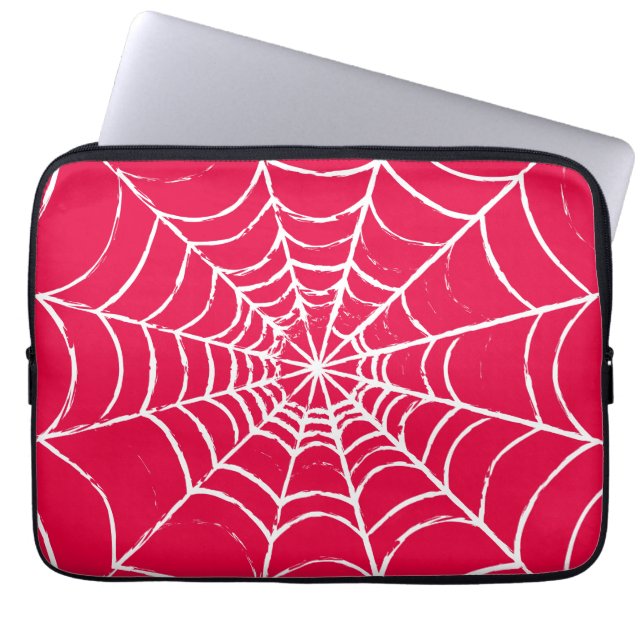 Housse Pour Ordinateur Portable Web rose (Devant)