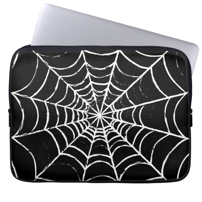 Housse Pour Ordinateur Portable Web sombre (Devant)