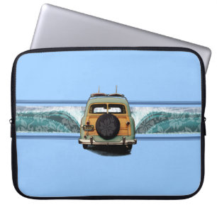 Housse Pour Ordinateur Portable Wetsuit du néoprène de surfer de vague de Woody