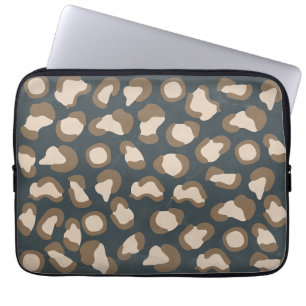 Housse Pour Ordinateur Portable Whispers of the Wild : Une panthère Vintage inspir
