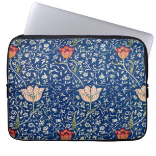 Housse Pour Ordinateur Portable William Morris Medway Floral bleu