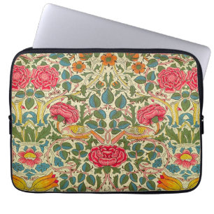 Housse Pour Ordinateur Portable William Morris Rose Floral Chintz rose