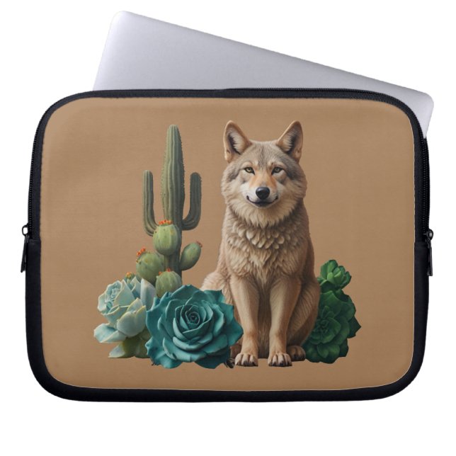 Housse Pour Ordinateur Portable Wolf Four : (Devant)