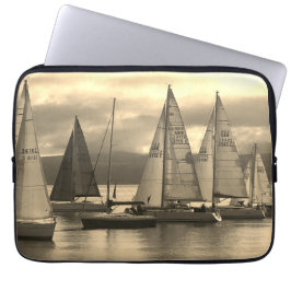 Housse Pour Ordinateur Portable Yachts à Rothesay Bay, Scotland.